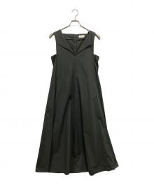LEMAIRE（ルメール）の古着「スキッパーワンピース」｜チャコールグレー