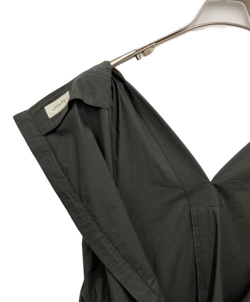 LEMAIRE（ルメール）LEMAIRE (ルメール) スキッパーワンピース チャコールグレー サイズ:36の古着・服飾アイテム