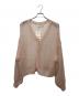 THE TOE（ザ・トゥー）の古着「Parasol kid mohair cardigan TT24S040030342PKS」｜ピンク