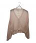 THE TOE (ザ・トゥー) Parasol kid mohair cardigan TT24S040030342PKS ピンク サイズ:S 未使用品：7000円