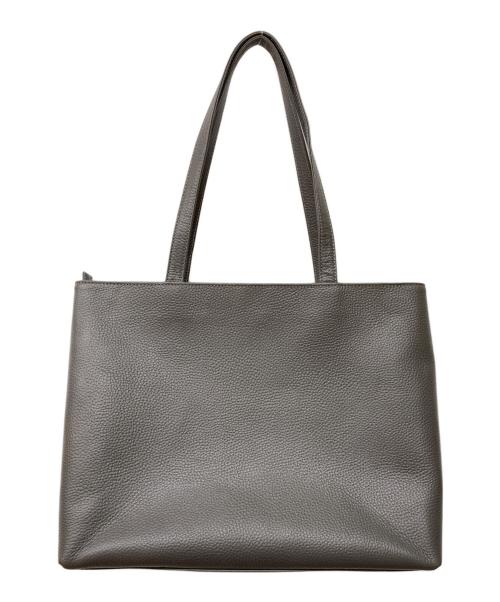 HushTug（ハッシュタグ）HushTug (ハッシュタグ) レザートートバッグ グレーの古着・服飾アイテム