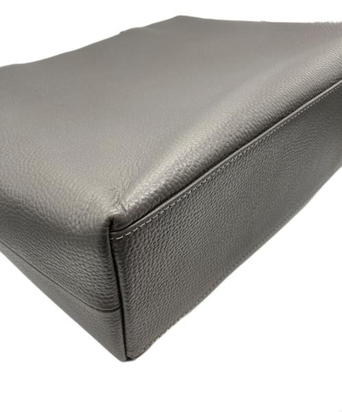 HushTug（ハッシュタグ）HushTug (ハッシュタグ) レザートートバッグ グレーの古着・服飾アイテム