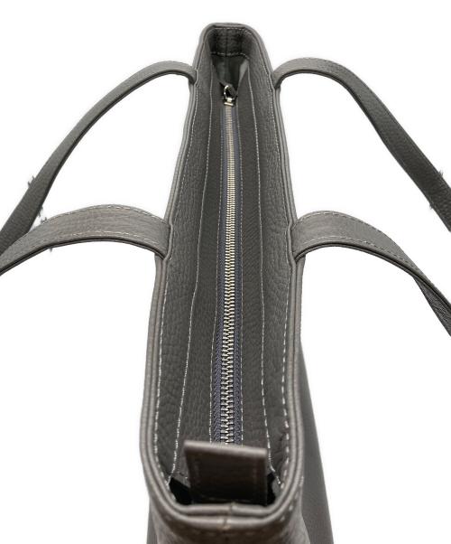 HushTug（ハッシュタグ）HushTug (ハッシュタグ) レザートートバッグ グレーの古着・服飾アイテム