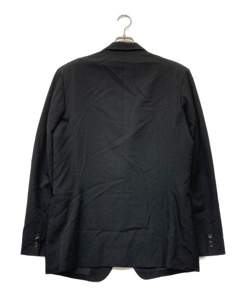 Yohji Yamamoto Costume D’Homme（ヨウジヤマモトコスチュームドオム）Yohji Yamamoto Costume D’Homme (ヨウジヤマモトコスチュームドオム) 2Bウールブレンドシングルブレストセットアップスーツ ブラック サイズ:4の古着・服飾アイテム