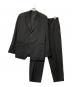 Yohji Yamamoto Costume D’Homme（ヨウジヤマモトコスチュームドオム）の古着「2Bウールブレンドシングルブレストセットアップスーツ」｜ブラック