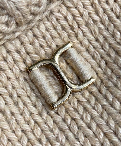 Chloe（クロエ）Chloe (クロエ) ニット ベージュ サイズ:Mの古着・服飾アイテム