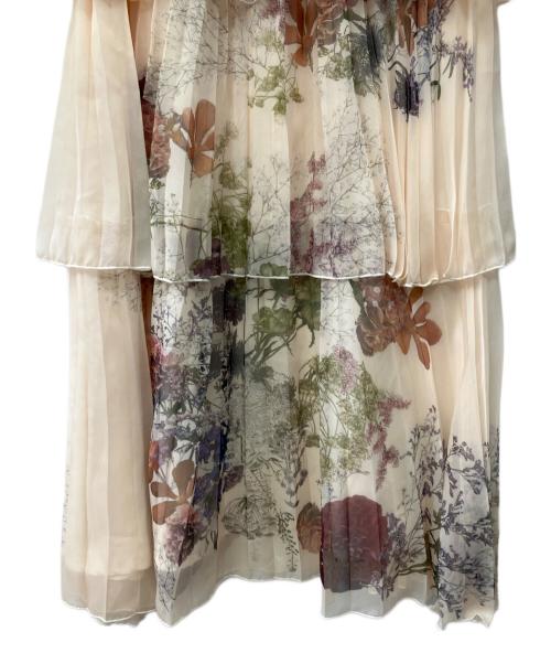 Ameri（アメリ）Ameri (アメリ) UND DARIA TIERED PLEATS SKIRT アイボリー サイズ:Sの古着・服飾アイテム