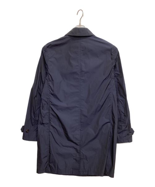 PRADA（プラダ）PRADA (プラダ) ステンカラーコート ネイビー サイズ:50の古着・服飾アイテム