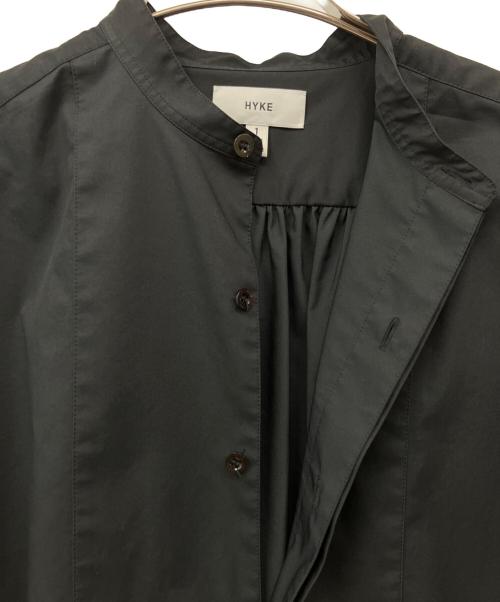 HYKE（ハイク）HYKE (ハイク) FISHERMAN SHIRT ブラック サイズ:1の古着・服飾アイテム