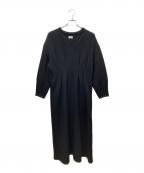 RHC Ron Hermanアールエイチシー ロンハーマン）の古着「タックVネックワンピース 3410300408」｜ブラック