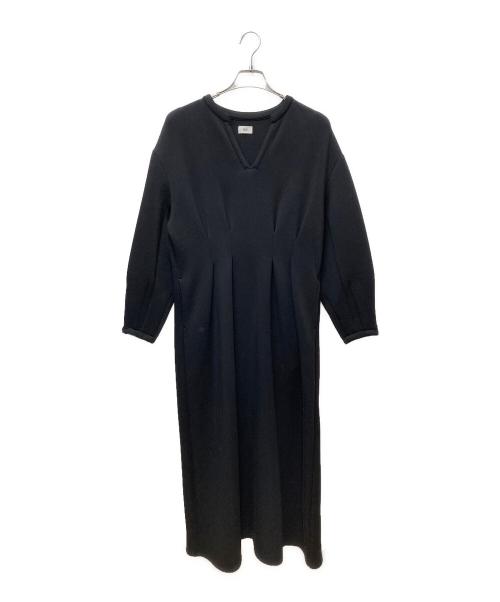 RHC Ron Herman（アールエイチシー ロンハーマン）RHC Ron Herman (アールエイチシー ロンハーマン) タックVネックワンピース 3410300408 ブラック サイズ:XSの古着・服飾アイテム