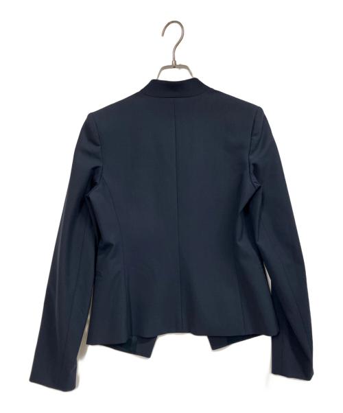 theory（セオリー）theory (セオリー) ノーカラージャケット ネイビーの古着・服飾アイテム