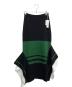 UN3D. (アンスリード) 2TONE BORDER ASYMME KT SK ロングスカート ブラック サイズ:SIZE 38：9000円