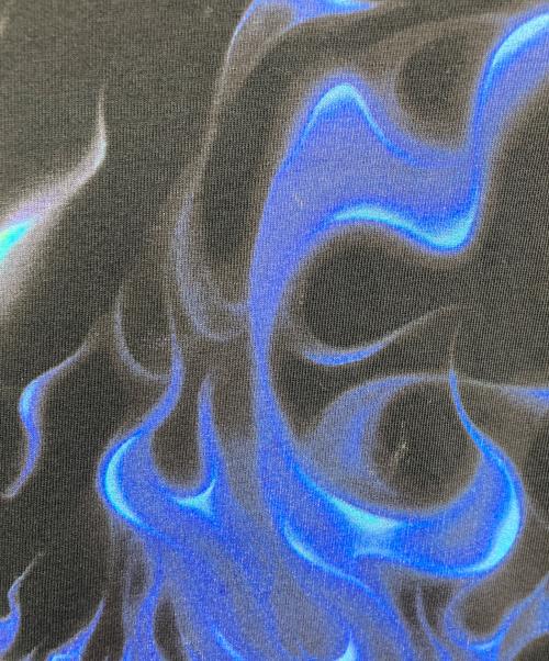 HERON PRESTON（ヘロンプレストン）HERON PRESTON (ヘロンプレストン) ファイヤースカルスリーブTシャツ ブラック サイズ:XLの古着・服飾アイテム