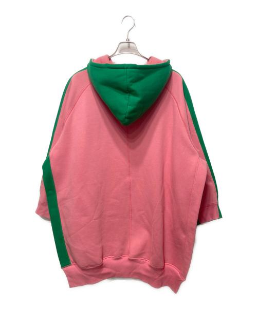 CELINE（セリーヌ）CELINE (セリーヌ) プルオーバーパーカー ピンク サイズ:XSの古着・服飾アイテム