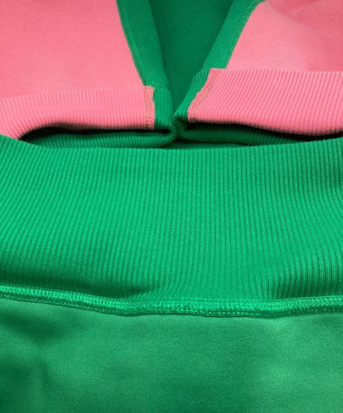 CELINE（セリーヌ）CELINE (セリーヌ) バイカラーダブルフェイスフーディー ピンク サイズ:XSの古着・服飾アイテム