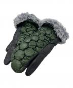 ISSEY MIYAKEイッセイミヤケ）の古着「レザーグローブ」｜カーキ