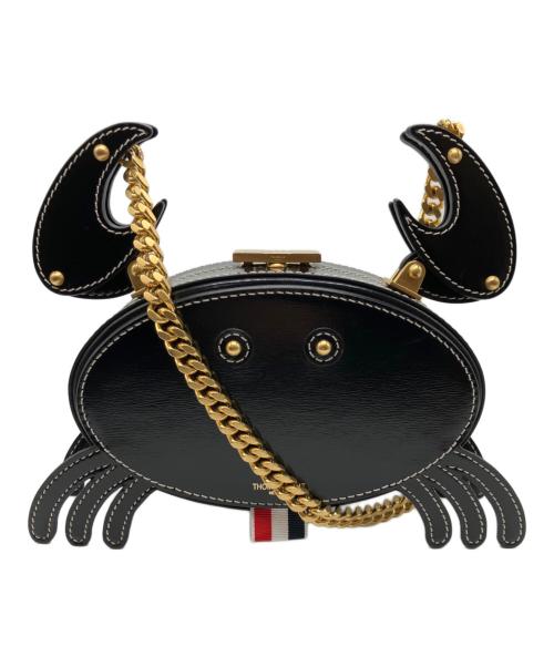 Thom Browne（トムブラウン）Thom Browne (トムブラウン) クラブ ショルダーバッグ ブラックの古着・服飾アイテム