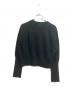 IHATOV（イーハトーブ）の古着「Cotton cashmere crop knit」｜ブラック