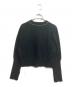 IHATOV (イーハトーブ) Cotton cashmere crop knit ブラック サイズ:M 未使用品：7000円