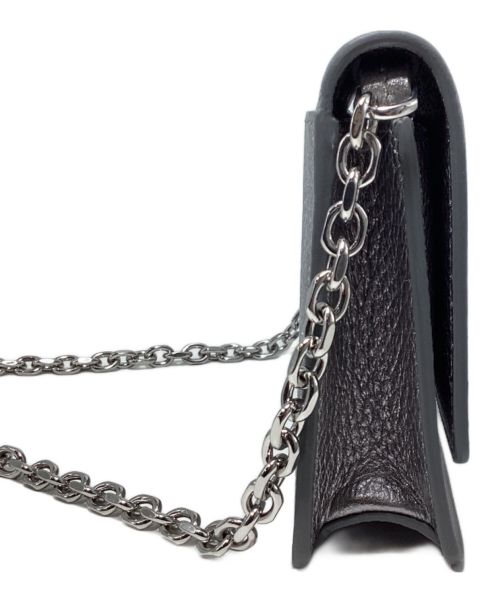Maison Margiela（メゾンマルジェラ）Maison Margiela (メゾンマルジェラ) WALLET ON CHAIN MEDIUM（ウォレットオンチェーンミディアム） シルバー サイズ:- 未使用品の古着・服飾アイテム
