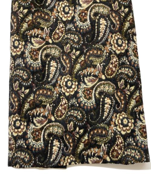 ANAYI（アナイ）ANAYI (アナイ) シャギーペイズリー スカート ブラック サイズ:36の古着・服飾アイテム
