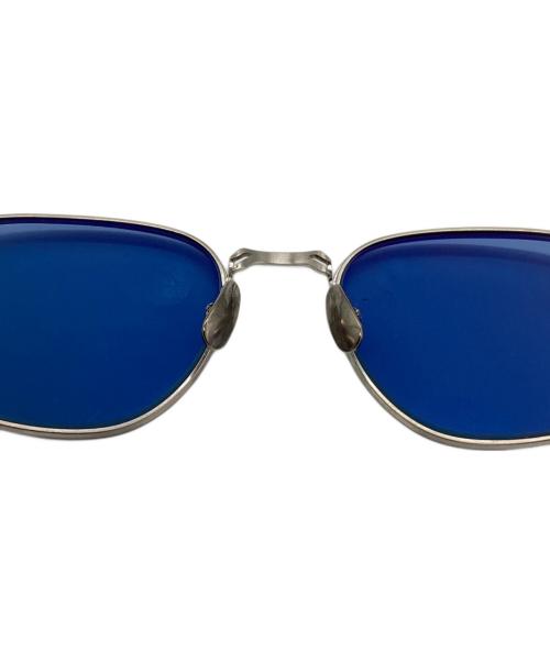 金子眼鏡（カネコガンキョウ）金子眼鏡 (カネコガンキョウ) uniform experiment (ユニフォームエクスペリメント) 眼鏡 シルバーの古着・服飾アイテム