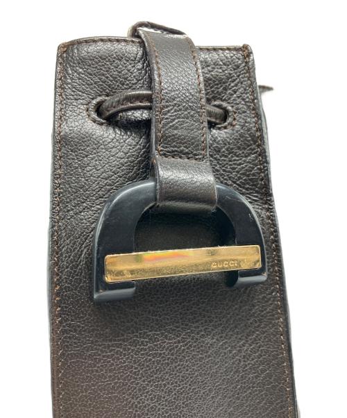 GUCCI（グッチ）GUCCI (グッチ) ショルダーバッグ ブラウンの古着・服飾アイテム