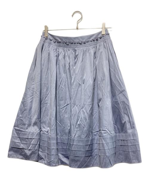 FOXEY NEWYORK（フォクシーニューヨーク）FOXEY NEWYORK (フォクシーニューヨーク) スカート ストーンブルー サイズ:38の古着・服飾アイテム