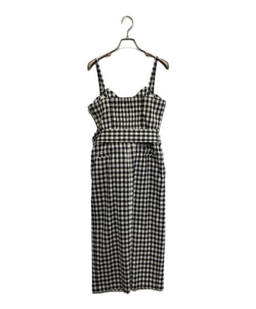Pinky & Dianne（ピンキーアンドダイアン）Pinky & Dianne (ピンキーアンドダイアン) ギンガムチェックワンピース ブラック サイズ:36の古着・服飾アイテム
