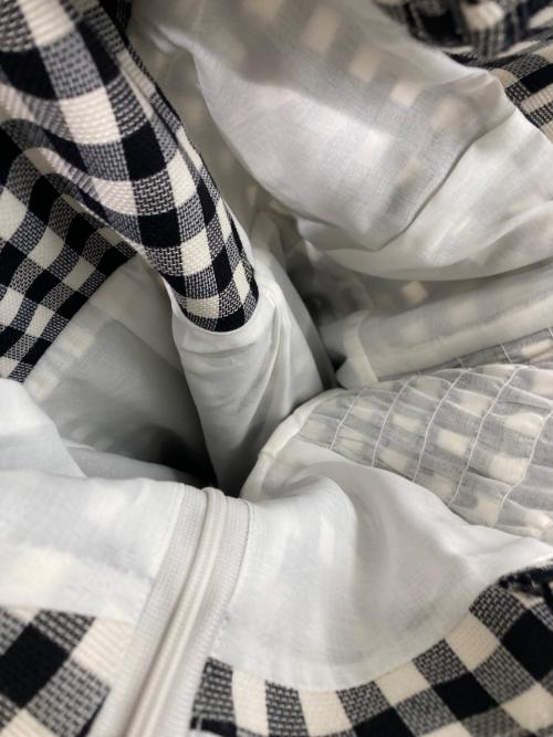 Pinky & Dianne（ピンキーアンドダイアン）Pinky & Dianne (ピンキーアンドダイアン) ギンガムチェックワンピース ブラック サイズ:36の古着・服飾アイテム