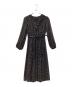 ANAYI（アナイ）の古着「ランダムドットフリルワンピース」｜ブラック