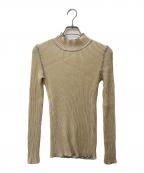 TODAYFULトゥデイフル）の古着「メロウステッチニット」｜ベージュ