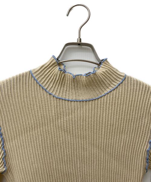 TODAYFUL（トゥデイフル）TODAYFUL (トゥデイフル) メロウステッチニット ベージュ サイズ:Freeの古着・服飾アイテム