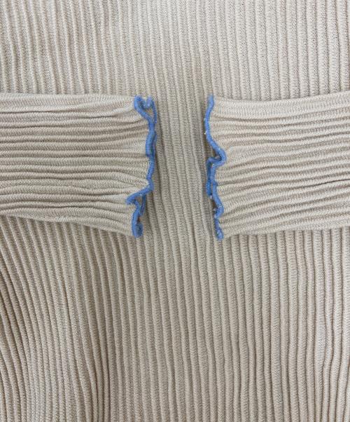 TODAYFUL（トゥデイフル）TODAYFUL (トゥデイフル) メロウステッチニット ベージュ サイズ:Freeの古着・服飾アイテム