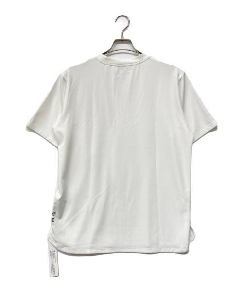 K-3B（ケースリービー）K-3B (ケースリービー) 047 K 和紙糸ラウンドヘムTシャツ ホワイト サイズ:1の古着・服飾アイテム