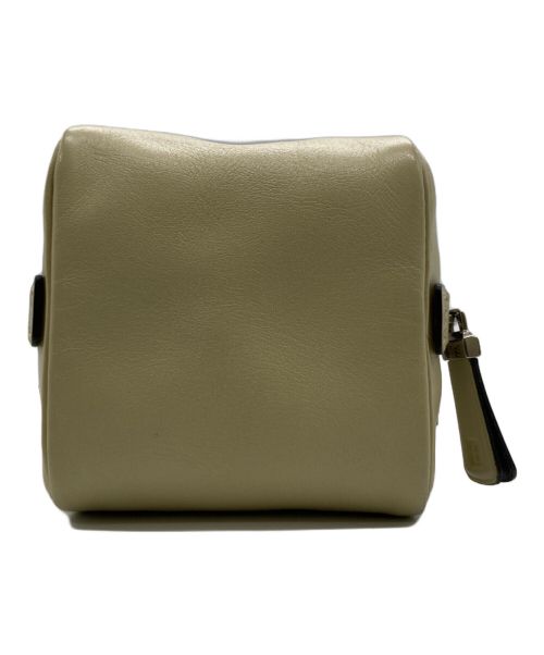 BALLY（バリー）BALLY (バリー) キューブショルダーバッグ アイボリーの古着・服飾アイテム