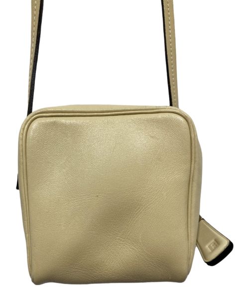 BALLY（バリー）BALLY (バリー) キューブショルダーバッグ アイボリーの古着・服飾アイテム