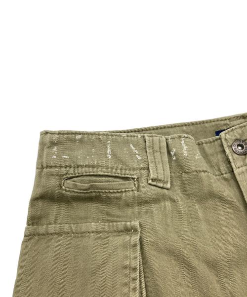 POLO RALPH LAUREN（ポロ・ラルフローレン）POLO RALPH LAUREN (ポロ・ラルフローレン) QRタグ Cotton Herringbone Utility Pant オリーブ サイズ:16（160/69）の古着・服飾アイテム