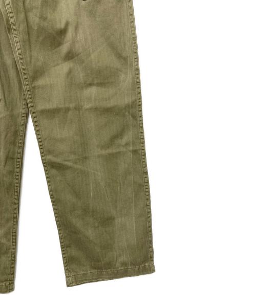 POLO RALPH LAUREN（ポロ・ラルフローレン）POLO RALPH LAUREN (ポロ・ラルフローレン) QRタグ Cotton Herringbone Utility Pant オリーブ サイズ:16（160/69）の古着・服飾アイテム
