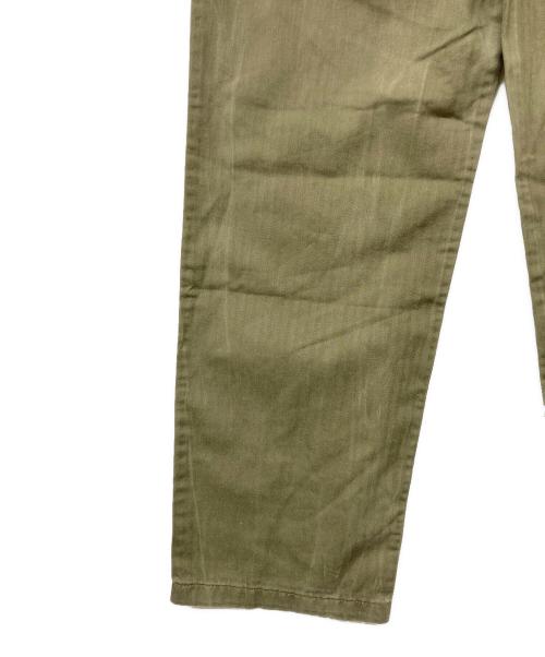 POLO RALPH LAUREN（ポロ・ラルフローレン）POLO RALPH LAUREN (ポロ・ラルフローレン) QRタグ Cotton Herringbone Utility Pant オリーブ サイズ:16（160/69）の古着・服飾アイテム