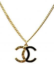 CHANEL（シャネル）の古着「ココマークネックレス」｜ゴールド×ブラック