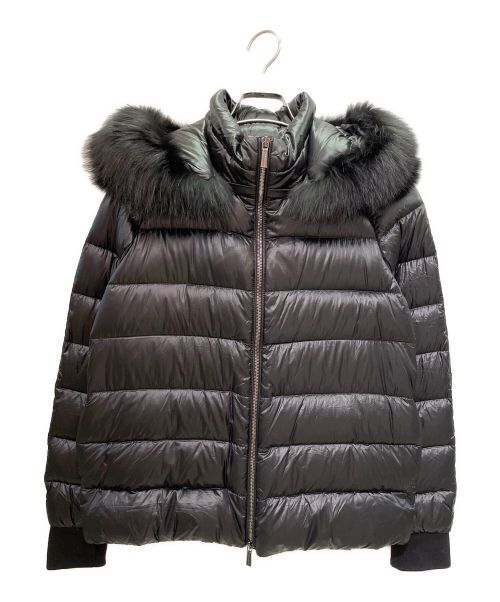 MOORER（ムーレー）MOORER (ムーレー) PEGASO-CWR/ショートダウンケープ ブラック サイズ:38の古着・服飾アイテム