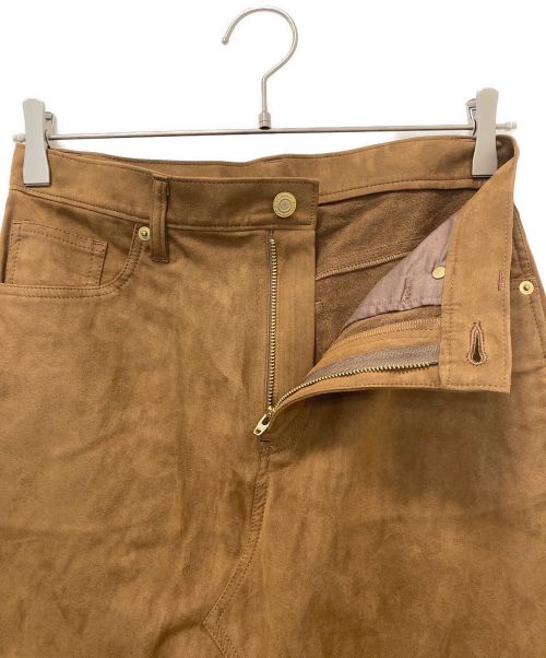 L'appartement（アパルトモン）L'Appartement (アパルトモン) Artificial Leather Maxi Skirt ブラウン サイズ:SIZE 36の古着・服飾アイテム