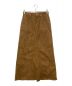 L'Appartement（アパルトモン）の古着「Artificial Leather Maxi Skirt」｜ブラウン