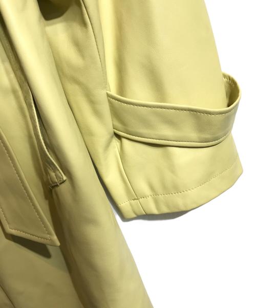 MAISON SPECIAL（メゾンスペシャル）MAISON SPECIAL (メゾンスペシャル) ヴィーガンレザートレンチコート ベージュ サイズ:FREEの古着・服飾アイテム