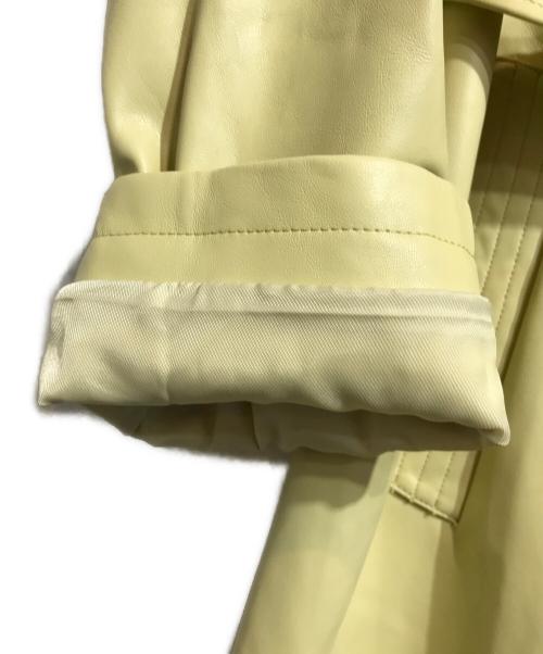 MAISON SPECIAL（メゾンスペシャル）MAISON SPECIAL (メゾンスペシャル) ヴィーガンレザートレンチコート ベージュ サイズ:FREEの古着・服飾アイテム