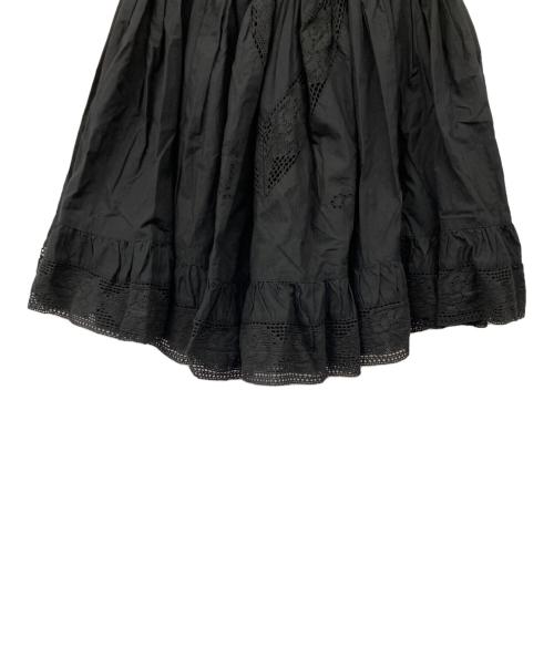 crinkle crinkle crinkle（クリンクル クリンクル クリンクル）crinkle crinkle crinkle (クリンクル クリンクル クリンクル) 2way embroidery mini skirt ブラック サイズ:Freeの古着・服飾アイテム