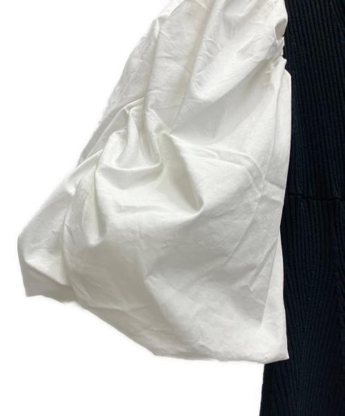 CELFORD（セルフォード）CELFORD (セルフォード) ボリューム袖ニットタイトワンピース ブラック サイズ:SIZE36の古着・服飾アイテム