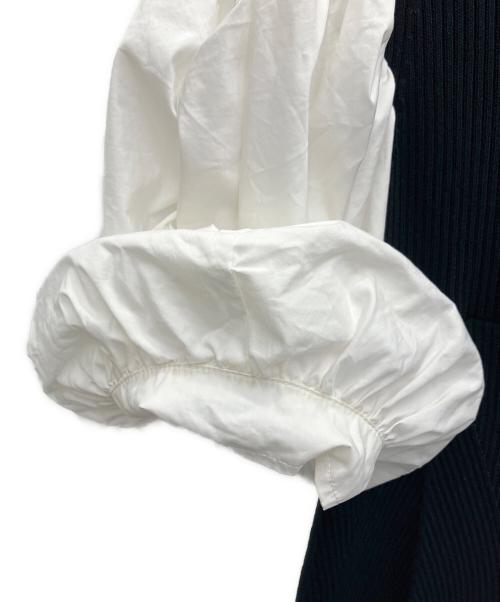 CELFORD（セルフォード）CELFORD (セルフォード) ボリューム袖ニットタイトワンピース ブラック サイズ:SIZE36の古着・服飾アイテム